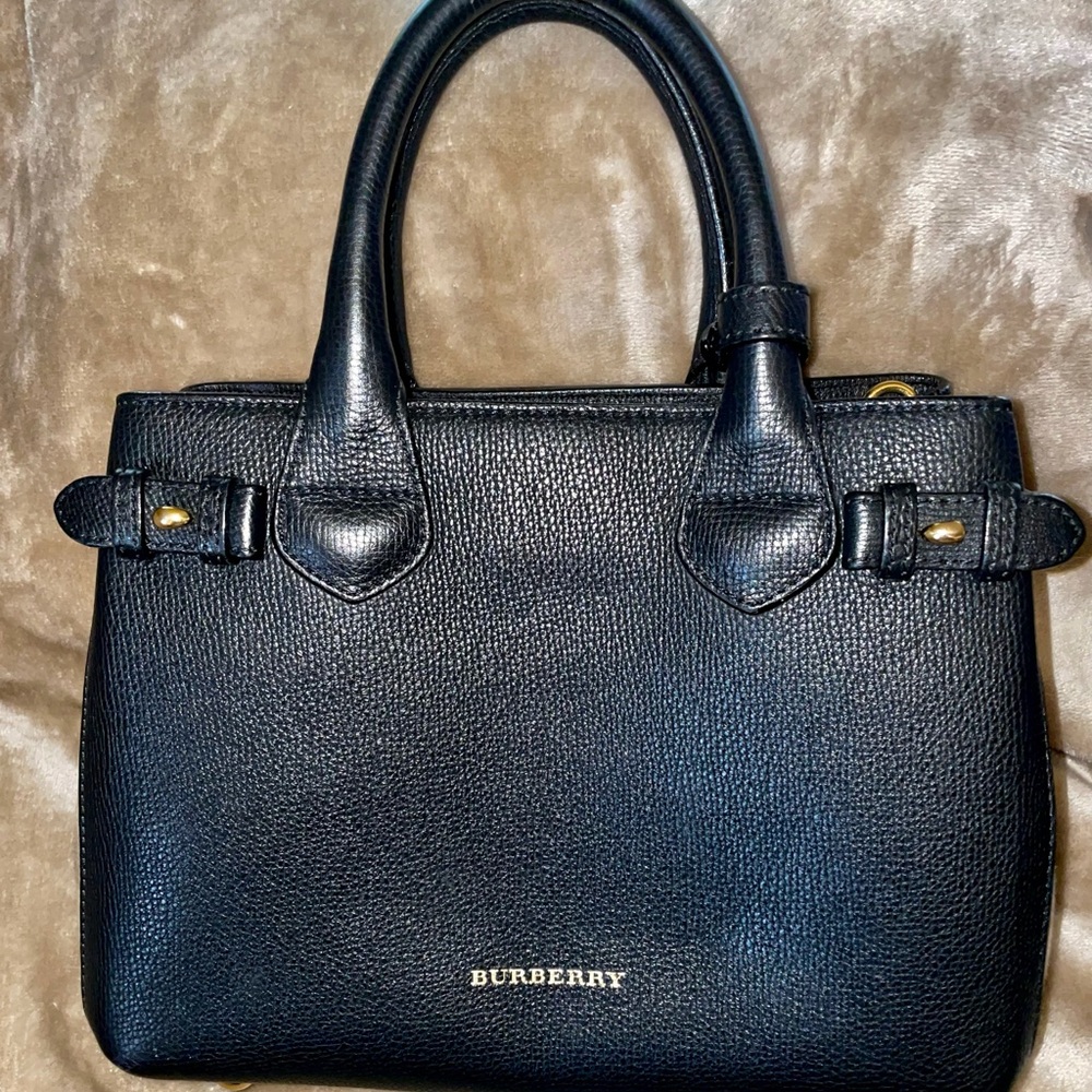 Authentic Small Burberry Banner Tote